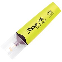锐意（Sharpie）1962668 荧光笔透明式笔头 12支/盒 单盒 黄色