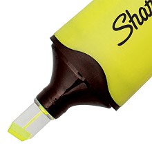 锐意（Sharpie）1962668 荧光笔透明式笔头 12支/盒 单盒 黄色