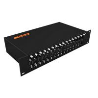 netLINK HTB-16AC/D 电信级16槽光纤收发器卡式机架 标准19英寸2U机箱 双电源冗余