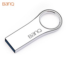 banq P80 高速防水防震金属车载U盘 32G USB3.0 轻薄版 雪白银