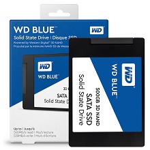 西部数据（WD）WDS500G2B0A Blue系列-3D版 500GB SSD固态硬盘
