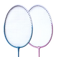 博卡 712 羽毛球拍 双拍 超轻耐打耐用型 颜色可选 2支装