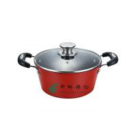 艾铂赫（IBOH）BH-T551 烹饪锅具 馨尚两件套 邮政LOGO定制500套起(丝印(北京) 工期25-30天) 单套 红色