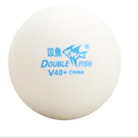 双鱼（DOUBLE FISH）展翅V40+ 乒乓球 白色