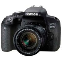 佳能（Canon）EOS 800D 相机 单反套机（EF-S 18-55mm f/4-5.6 IS STM 镜头）单台 黑色