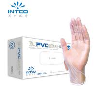 英科（INTCO）大号L 一次性PVC检查手套 防水透明  100只/盒