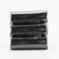 敏胤（minyin）加厚型点断式垃圾袋 60*80cm 15PC*3卷/组 黑色 三组装