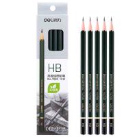 得力（deli）7083 铅笔 安全石墨铅芯素描绘图HB铅笔