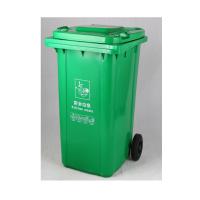 敏胤（minyin) MYL-7100 户外翻盖分类垃圾桶 带轮 厨余垃圾标识物分类 100L 绿色