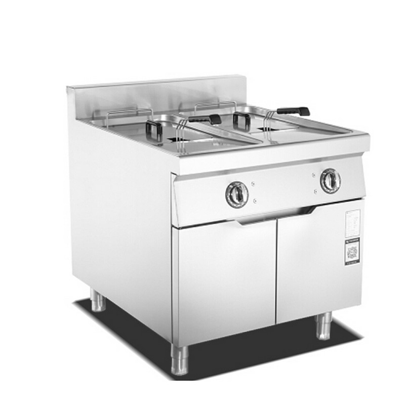 乐创(lecon)lc-j-zl01 柜式双缸油炸炉_锅炉_制冷,通风,供暖设备_工业