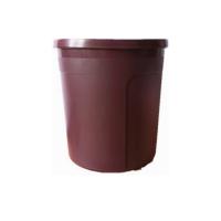 稻朗（Doolong）DL10L02 经典垃圾桶 清洁桶 咖啡色