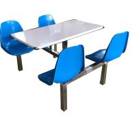 苏美特 食堂餐桌椅 不锈钢材质 台面厚0.6支架厚1.2