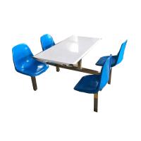 苏美特 食堂餐桌椅 不锈钢材质 台面厚0.6支架厚1.2