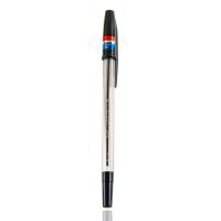三菱（Uni）SA-S 经典原子笔 0.7mm办公圆珠笔顺滑中油笔防漏墨防断色 黑色 单支