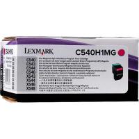 利盟（Lexmark）C540H1MG 墨粉盒 适用于X/C543/544/546/548 红色 高容（2500页）