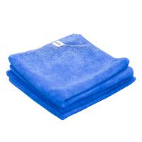 得力（deli）DL8062 纤维毛巾 蓝色 三条装