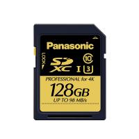 松下（Panasonic）RP-TDUC12ZX0 128G SD存储卡 专业相机摄像机内存卡 98M/S