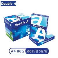 Double A 80g A4 复印纸 500张/包 5包/箱（2500张）