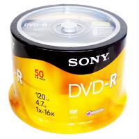 索尼sony 原装行货 4.7g光盘 DVD-R刻录盘 空白光盘 50片桶装行业版