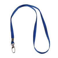 欧标（MATE-IST）B3312 金属橄榄扣涤纶胸牌挂绳 10mm20个/包 蓝色