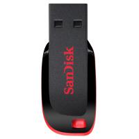 闪迪 (SanDisk)32GB USB2.0 U盘 CZ50酷刃 黑红色 时尚设计 安全加密软件