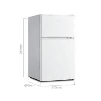 美的（Midea）BCD-88CM 双门小型冰箱 节能电冰箱 白色 470*492*849cm