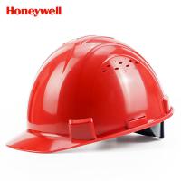 霍尼韦尔（Honeywell） H99 ABS 新国标安全帽 可印字 建筑 防砸 抗冲击 红色 有透气孔 1顶