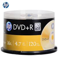 惠普（HP） DVD+R 光盘/刻录盘 空白光盘 16速4.7GB 桶装50片 台产