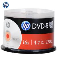 惠普（HP） DVD-R 光盘/刻录盘 空白光盘 16速4.7GB 50片/桶