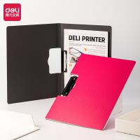 得力(deli) 加厚硬文件夹夹板 501 红色