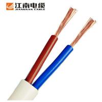 江南电缆 五彩国标RVV铜芯护套电线2芯*2.5平方电源线 100米