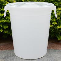 诗欧莱 塑料桶 加厚 白色 带盖 20L直径38高度35CM