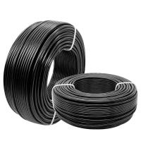 电线电缆 RVV4*2.5平方国标四芯4芯多股铜丝 黑色100米