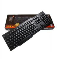 力胜 KB-202 有线键盘 台式机电脑笔记本外设游戏键盘 黑色
