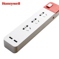 霍尼韦尔（honeywell）HT3SU2KG 单开关USB三位延长线插排 1.8m（单位：个）