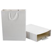 信发（TRNFA） 铜版纸大号手提纸袋  起订量：1000个 可定制:logo 300*400*100mm（单位：个） 白色