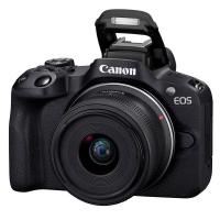 佳能r50 微单相机轻量小型 R50 APS-C画幅 高速连拍 EOS R50 18-45 STM黑色套机 官方标配